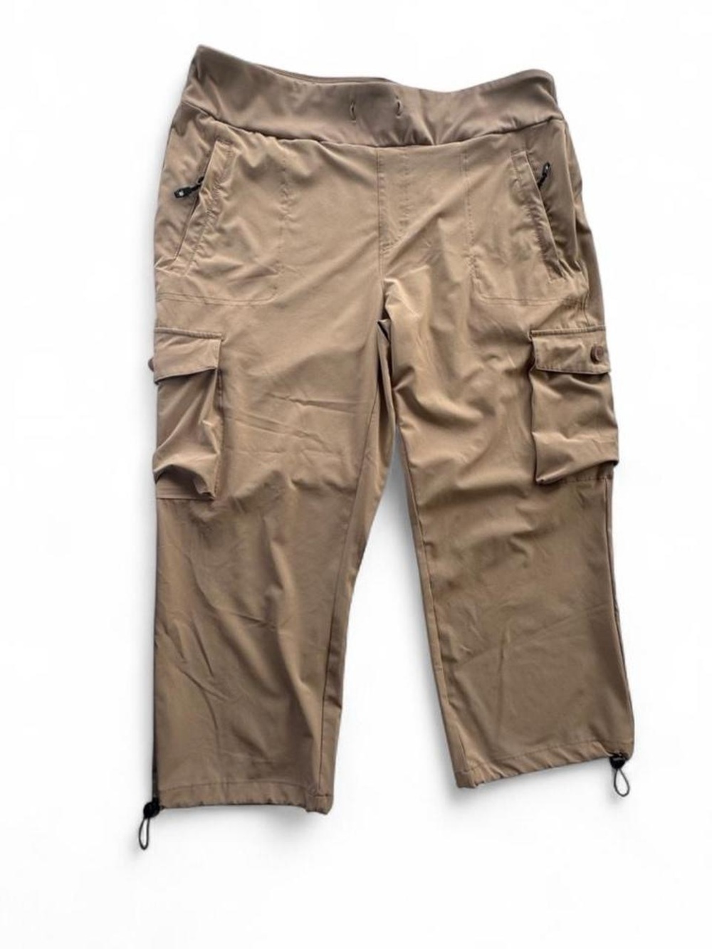 Outdoor Sports Hiking Cargo Pants Khaki Capri Women’s L Gorpcore Granola Y2K